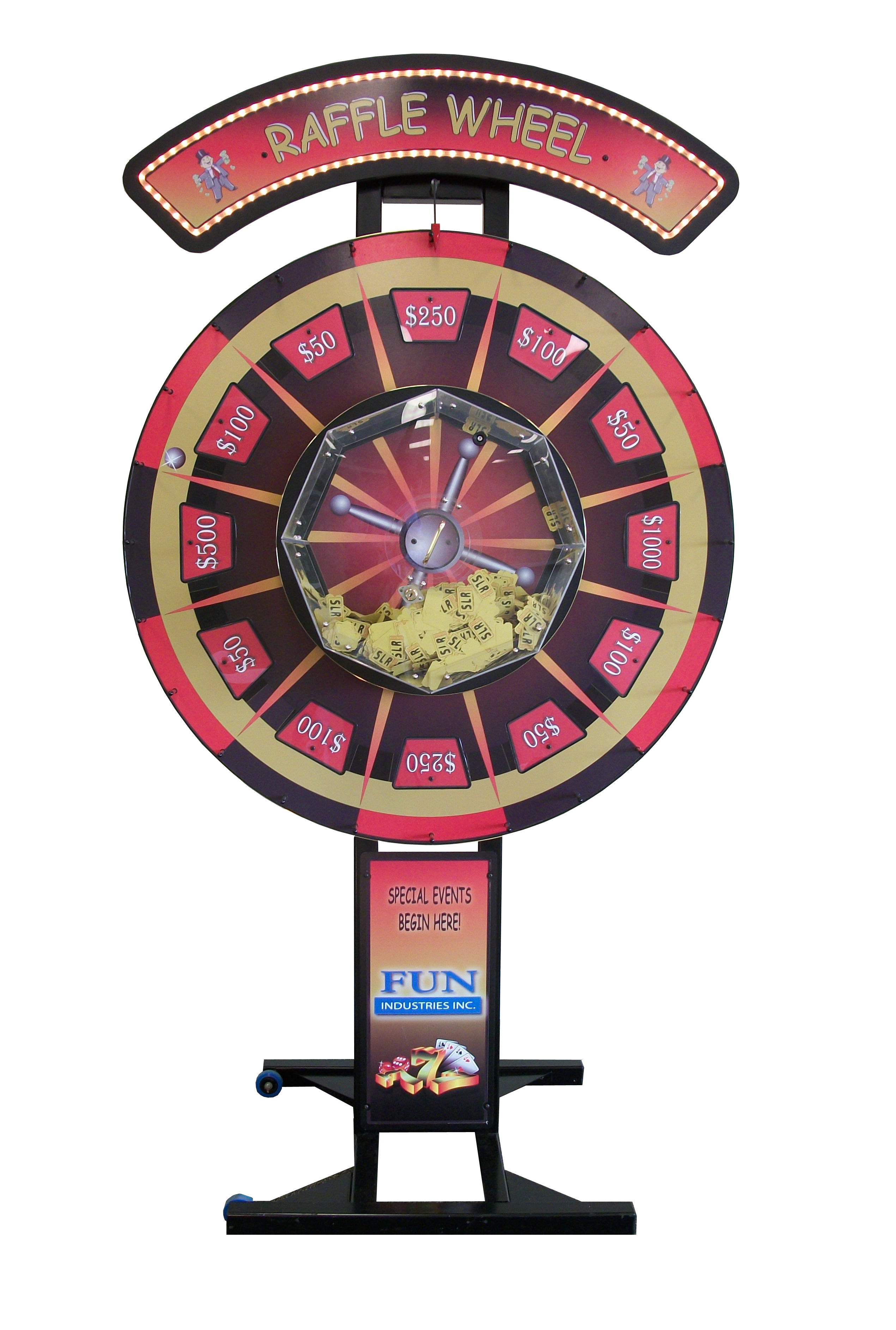 Raffle Spinning Wheel | Raffle Prize Wheel | Ticket Raffle
