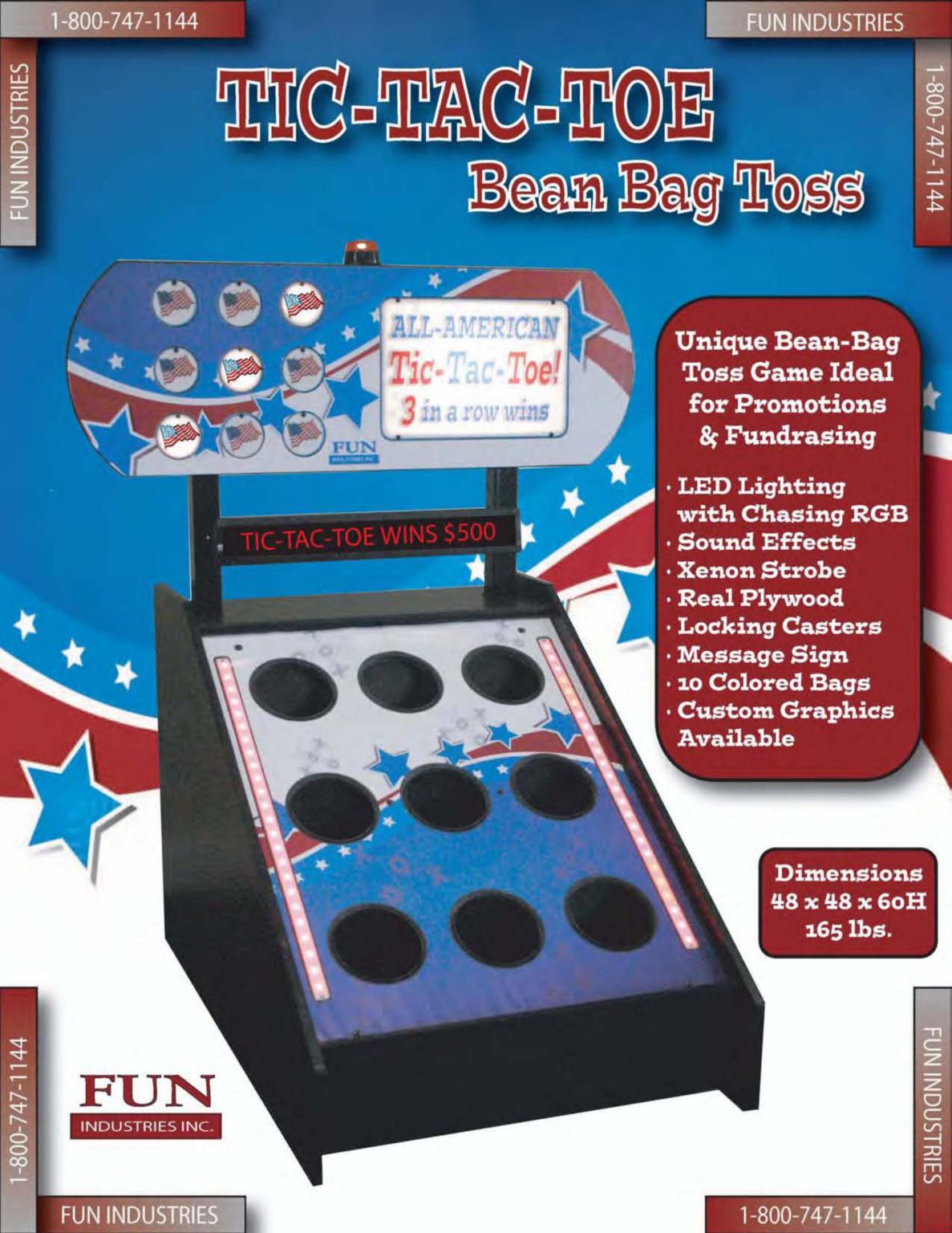 Tic Tac Toe Cornhole Board Game Electric Bean Bag Toss